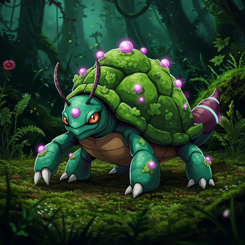 Poison & Bug Pokémon: The Turtle Creature