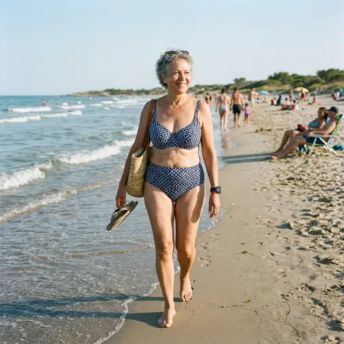65-Year-Old Granny in Bikini: Stunning Style