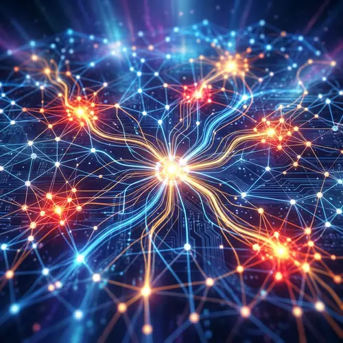 Interconnected Nodes Network: Information Flow Symbolized