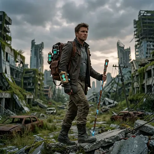 Heroic Time Traveler in Abandoned Timeline