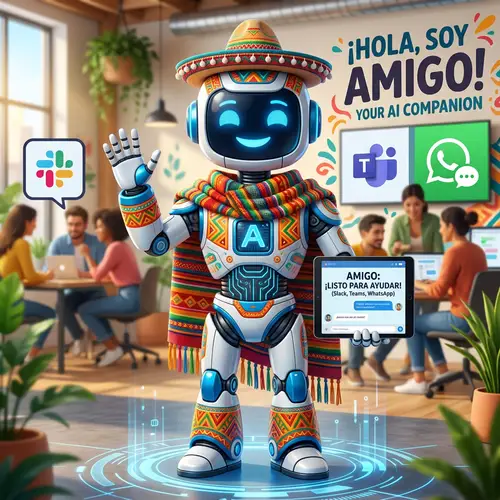 Meet Amigo: Your Friendly AI Mascot