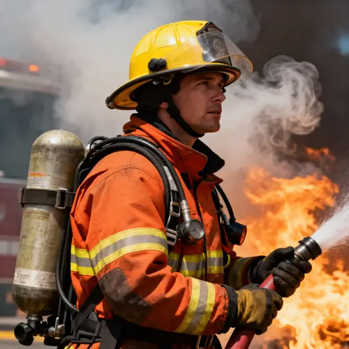 Heroic Firefighters: Brave and Dedicated