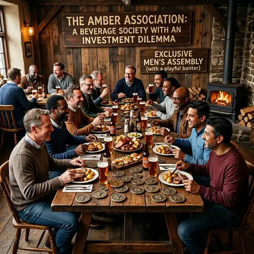 The Amber Association: Diverse Investment Gathering with Exclusive Men's Assembly