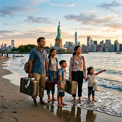 Filipino Family Migration to USA: Pursuing Dreams at the Shore