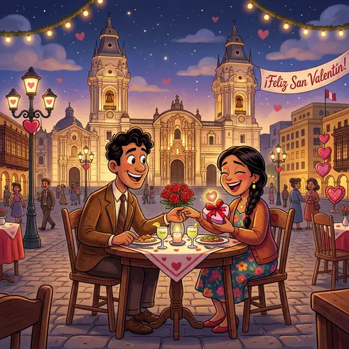 Valentine's Day Celebration in 3D Animation Style | Lima, Peru