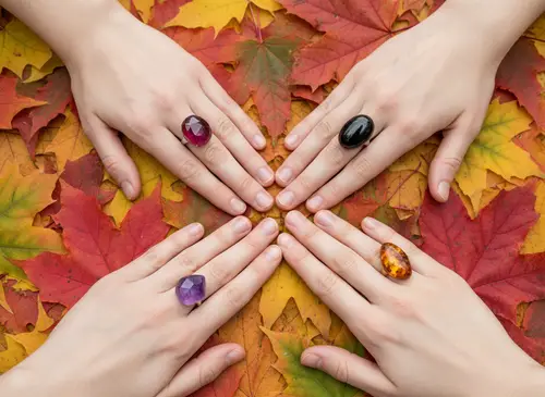 Elegant Women's Rings with Vibrant Gemstones