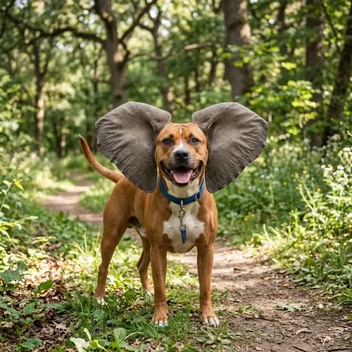Dog with Elephant Ears - Unique and Playful Companion