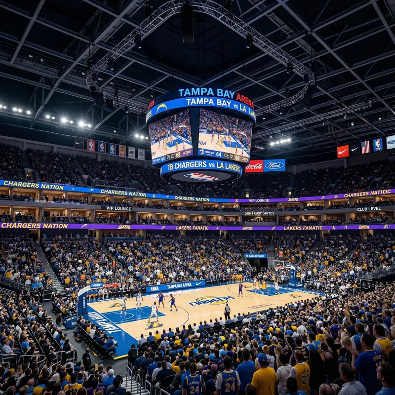 Modern NBA Stadium for Chargers and Lakers
