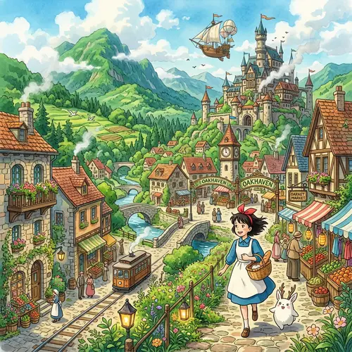 Ghibli Style: Enchanting Art and Design