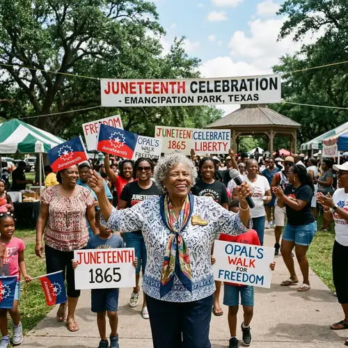 Juneteenth Celebration in Texas | Opal Lee Freedom Activist