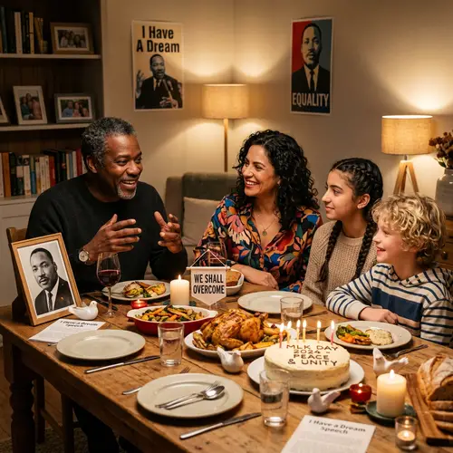 Celebrating Martin Luther King Jr.'s Birthday with a Diverse Family
