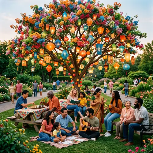 Vibrant & Inclusive: Embracing Diversity in a Lush Park Setting