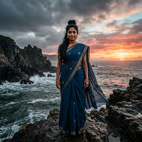 Powerful Portrait of Determination and Resilience | South Asian Woman