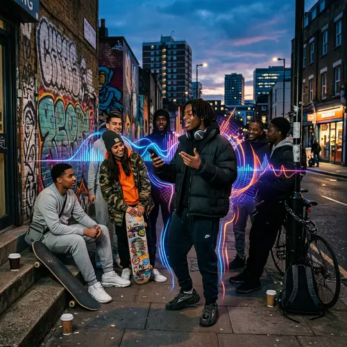 Urban Youth Culture: Drill Music Scene with Graffiti Art