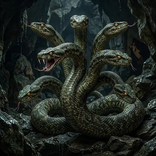 Discover the 7-Headed Mythical Serpent