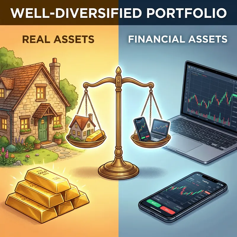Balancing Real and Financial Assets in Investing