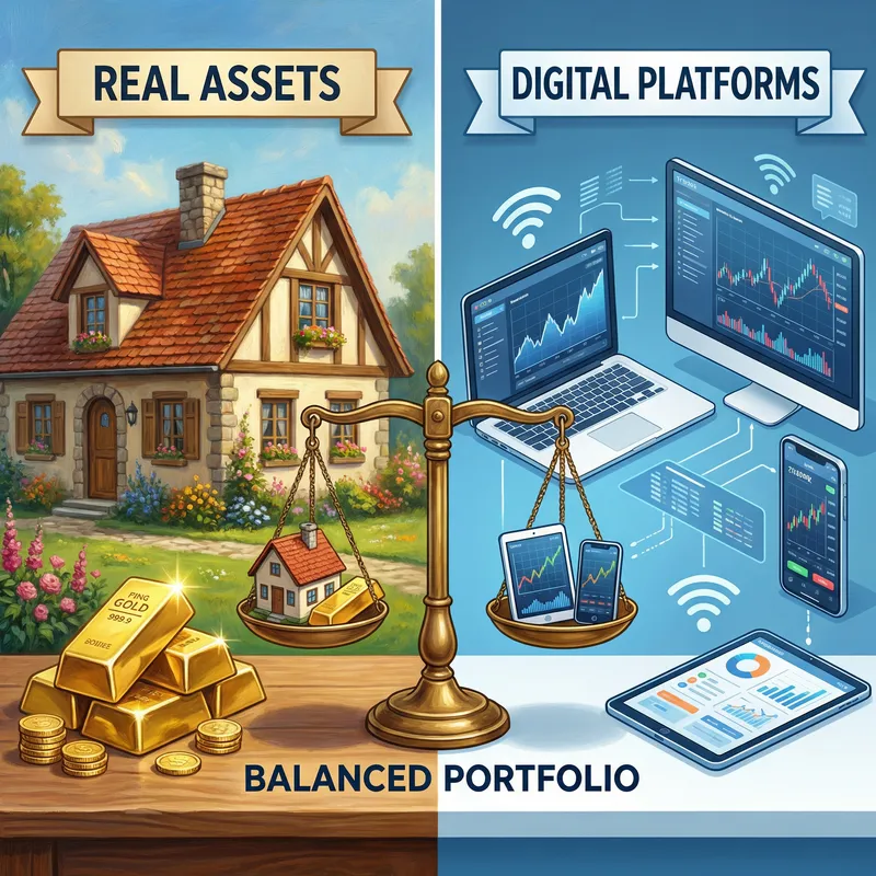 Balancing Real and Digital Assets for Investments