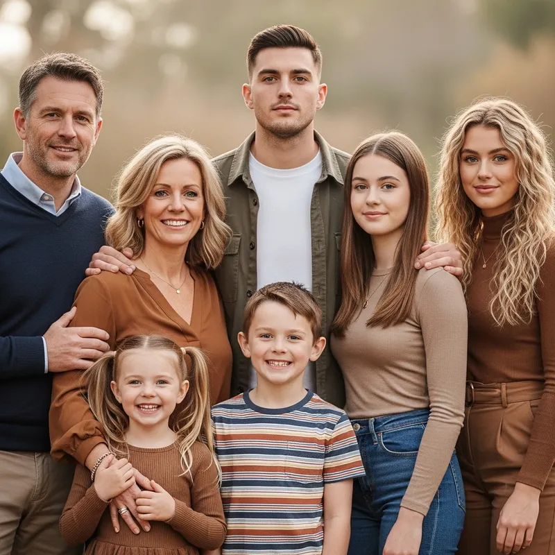 Meet Our English Family of Seven