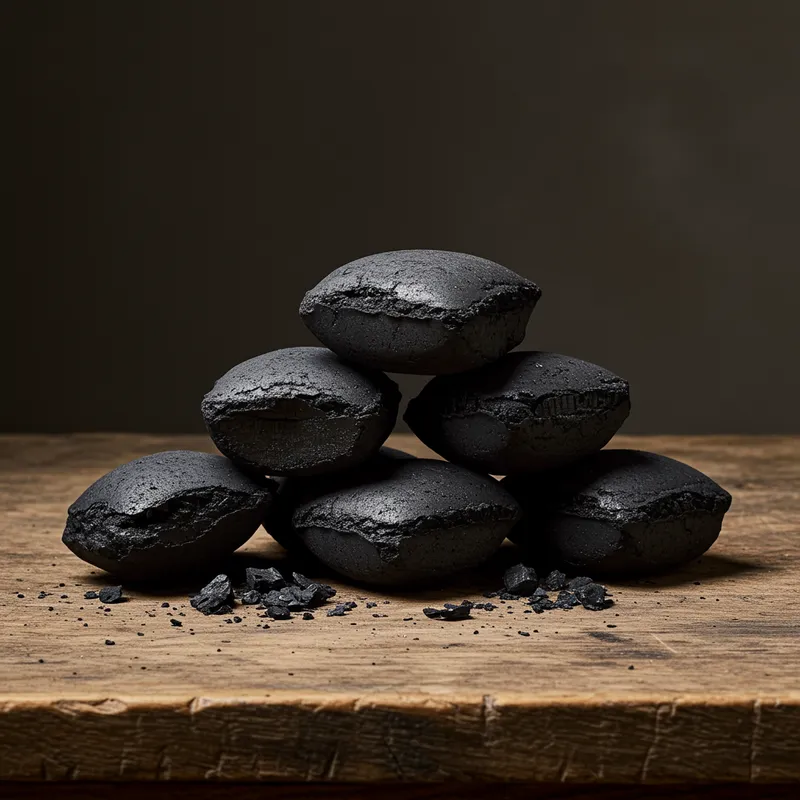 Artistic Charcoal Briquettes Still Life - High Res Artistic Charcoal Briquettes Still Life - High Res
