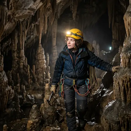 Exploring Cave Adventures: Spelunker Gear & Intricate Formations