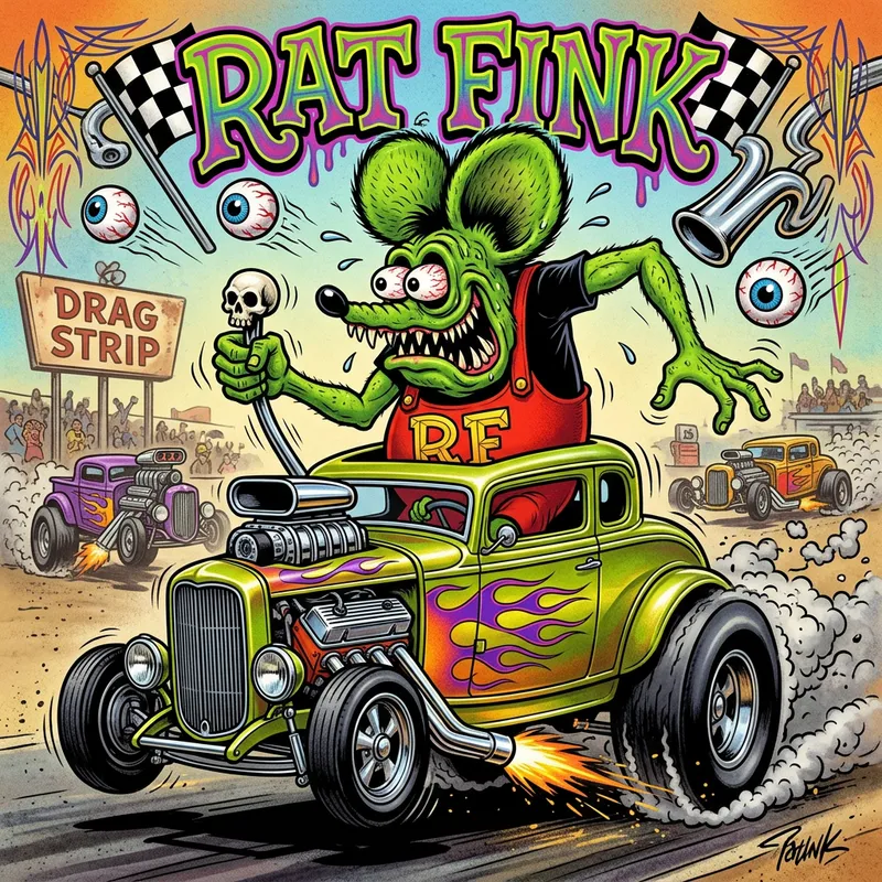 Rats Fink: A Classic Custom Car Icon