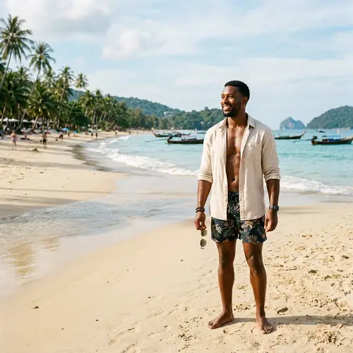 Explore Phuket's Beaches: A Fit Black Man's Escape