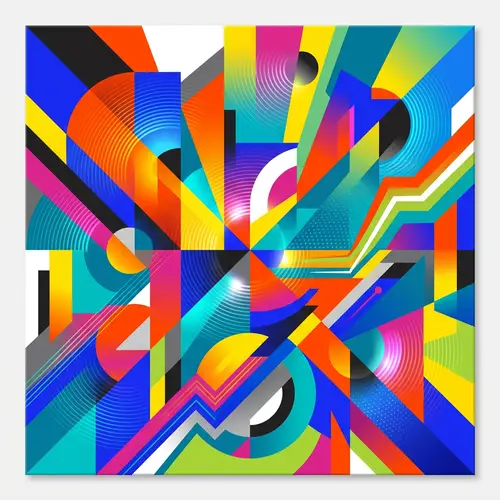 Bright & Modern Abstract Art | Contemporary Urban Design