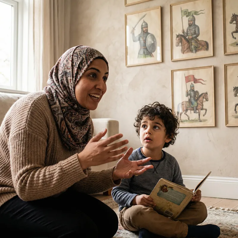 Captivating Tales of Muslim Warriors | Artistic Depiction Captivating Tales of Muslim Warriors | Artistic Depiction