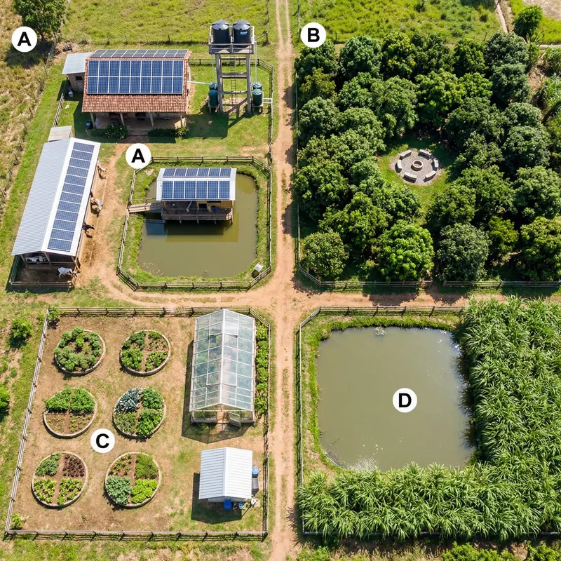 Integrated 2 Acre Farm with 4 Unique Zones