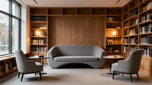 Minimalist Library Interior Design Ideas