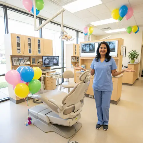 Bright & Friendly Dental Office with South Asian Dentist