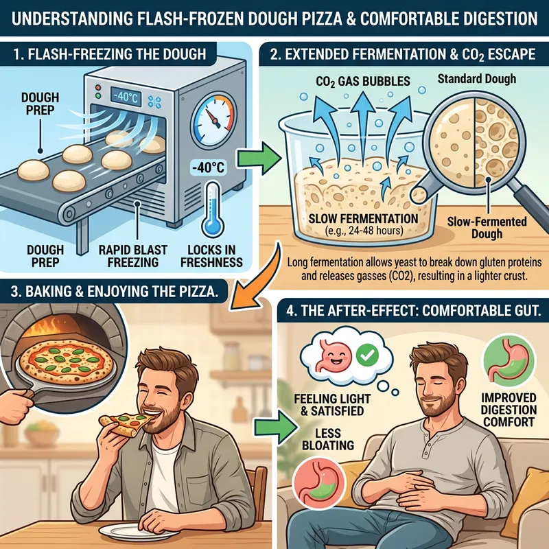 Flash Frozen Pizza for a Less Bloated Gut