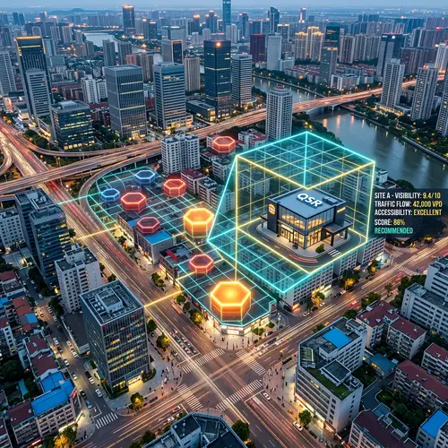 Sleek Modern Quick Service Restaurant Site Selection Process