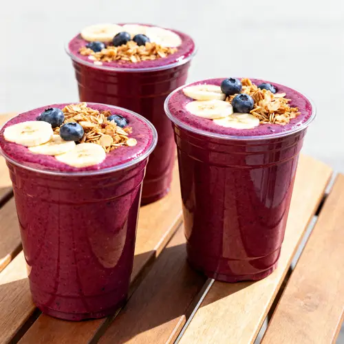 Get Delicious Açaí Cups: 300ml & 500ml Sizes