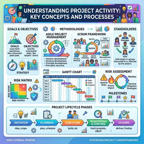 Project Activity Educational Poster: Key Terms & Illustrations