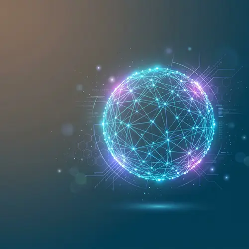 Futuristic Digital Background - Minimalist Design