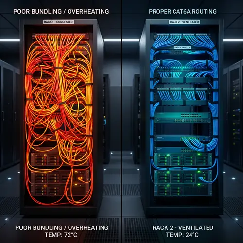 Compare Server Rack Cable Management Techniques