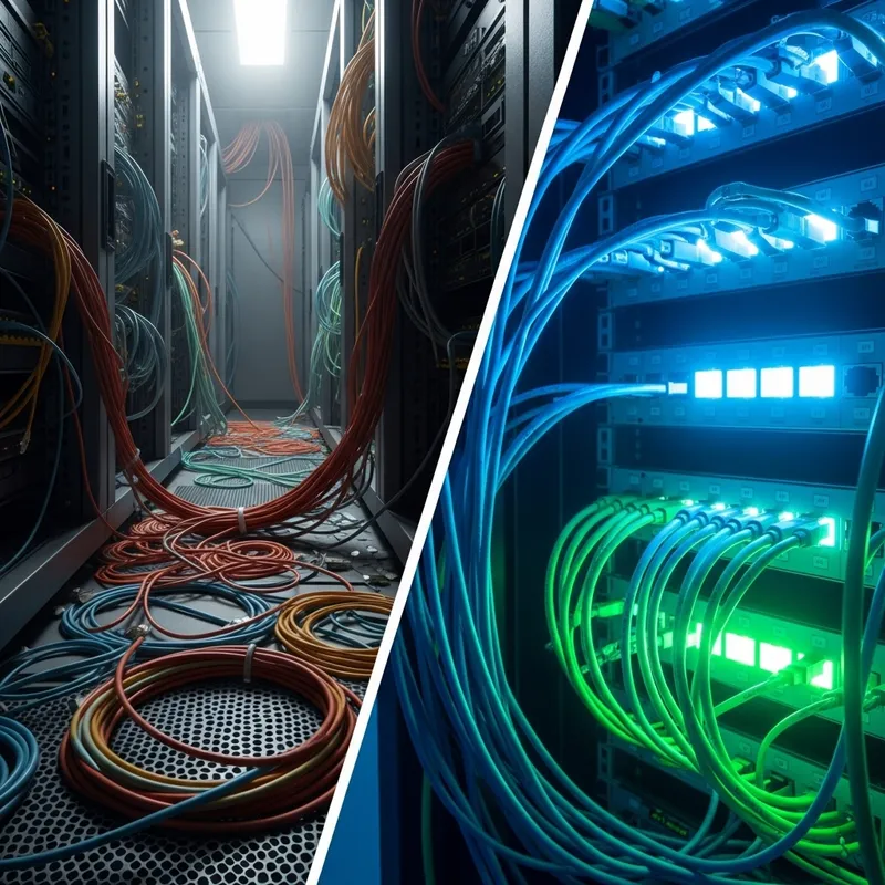 Chaos vs. Calm: A Dual Server Room Experience