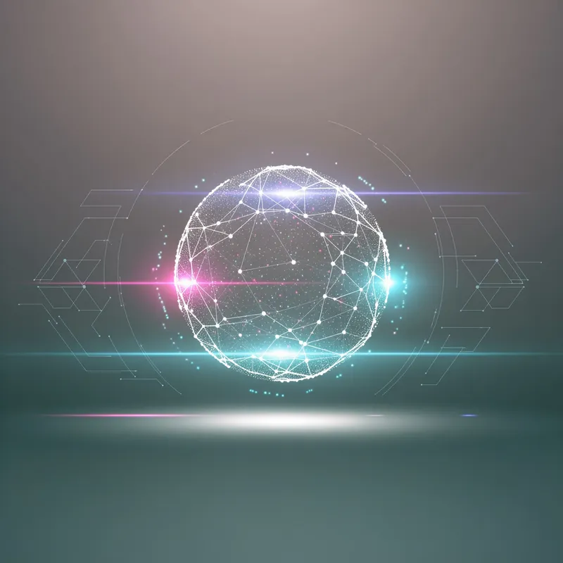 Futuristic Digital Background - Minimalist Design