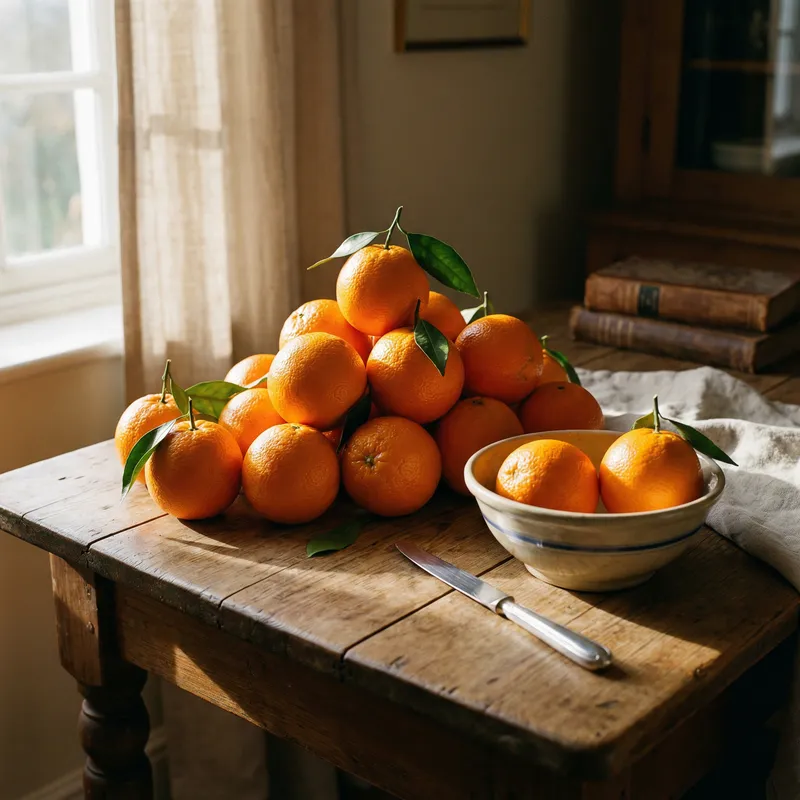 Fresh Oranges: Wholesome & Homey Citrus Image Fresh Oranges: Wholesome & Homey Citrus Image