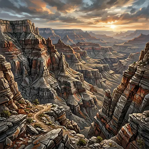 Abstract Shale Formations | Geological Textures and Colors