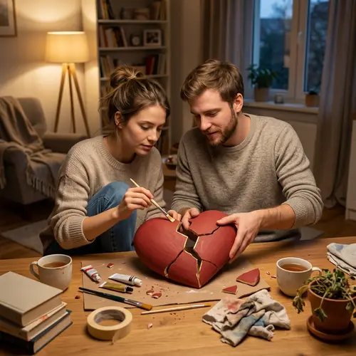Couple Repairing Broken Heart | Website Name