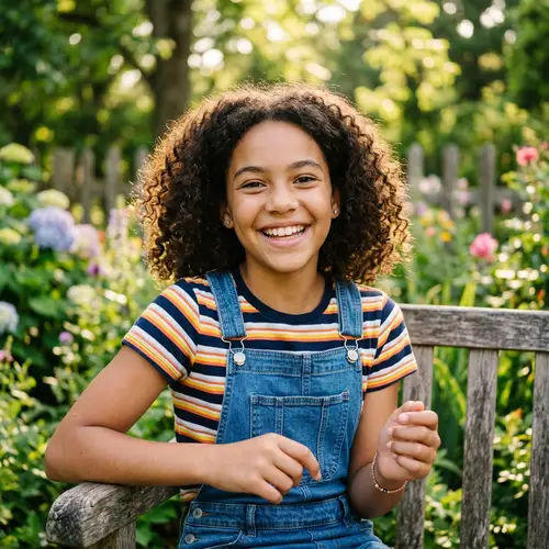 Biracial Teen Girl Portrait | Beautiful Blend of Mixed Heritage