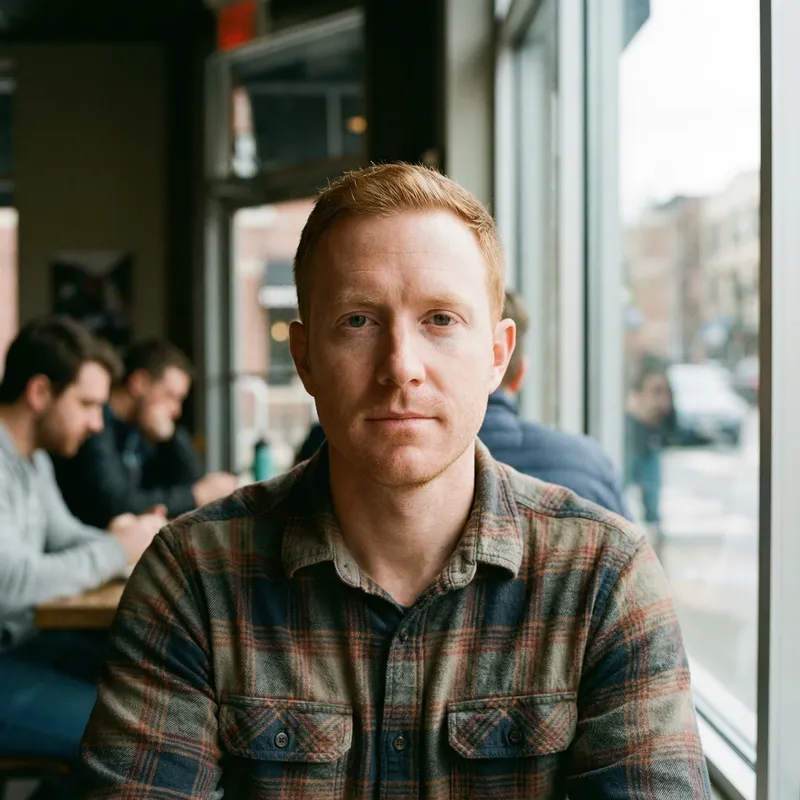 Calm Redhead Caucasian Man | Everyday Life Portrait