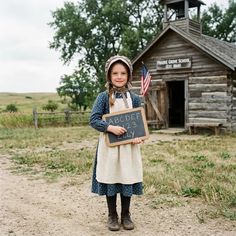 Laura Ingalls, 19th Century American Midwest Girl