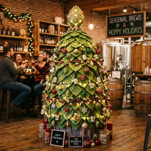Unique Hop Cone Christmas Tree Decoration