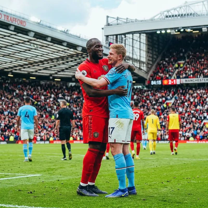 Soccer Players Hugging: Displaying Sportsmanship