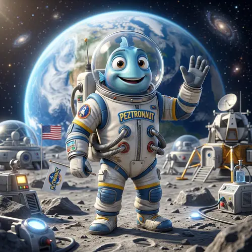 3D Cartoon Character Creation: Peztronauta