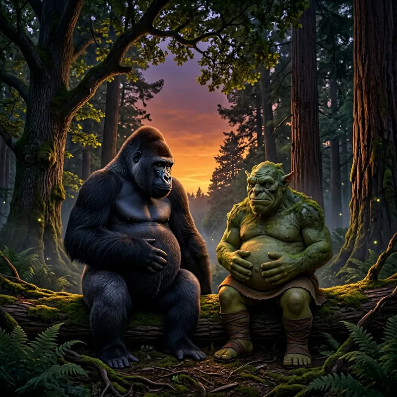 King Kong Expecting Baby from Shrek | Enchanted Woods