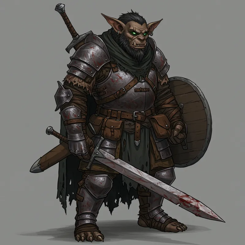 Kurful: The Hulking Bugbear D&D Character Kurful: The Hulking Bugbear D&D Character